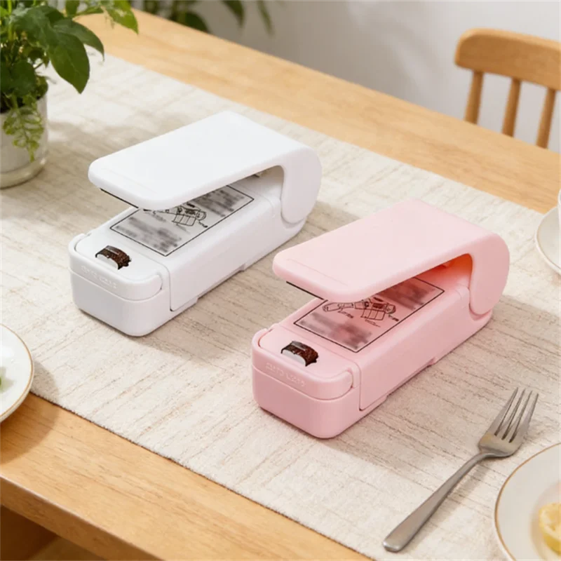 Sellador de Bolsas Mini Portátil — Conserva Alimentos al Calor en 2 Segundos para Cocina y Despensa
