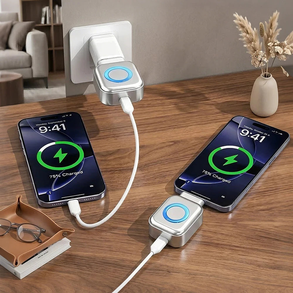 Adaptador de Carga Inteligente USB-C 140W con Corte Automático y Protección contra Sobrecargas