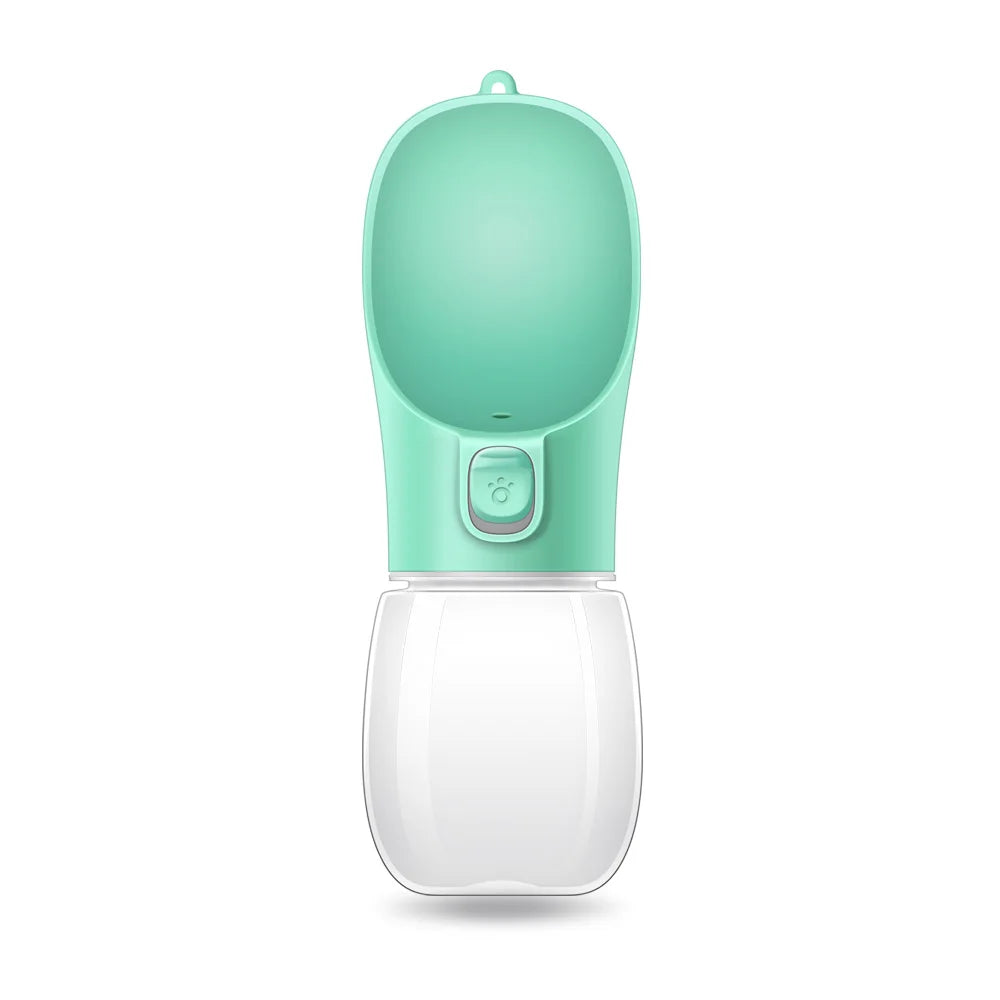Botella Bebedero Portátil Antigoteo para Perros — 300/350/550ml para Paseos y Viajes