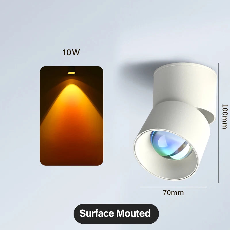 Foco LED Empotrable Efecto Sunset 10W/15W — Iluminación Decorativa para Salón y Dormitorio