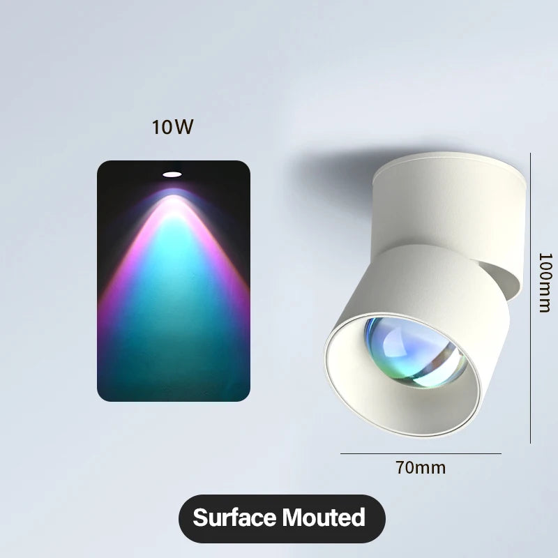 Foco LED Empotrable Efecto Sunset 10W/15W — Iluminación Decorativa para Salón y Dormitorio